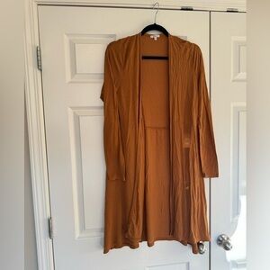 Ivoire rayon cardigan duster large